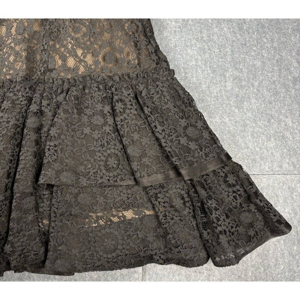 Sandra Mansour FW 2016 Black Lace Mini Dress Womens EU 36 US 0 XS NWT MSRP $1850 - Picture 14 of 16